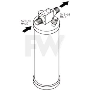 Dryer, air conditioning suitable for DAF 1782912