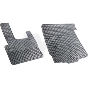 Floot mat set, rubber 2 pieces p.f. Actros II MP4 & MP5 (Classic & StreamSpace) - menbaa
