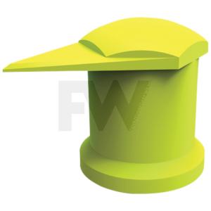 DUSTITE LR (hand up) yellow 30 mm - Checkpoint