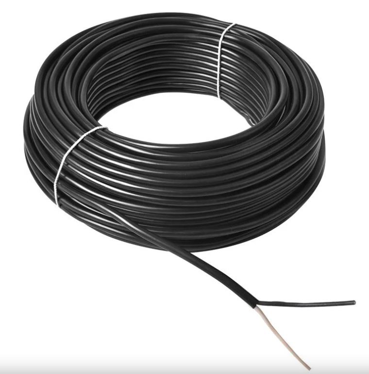 2-adriges Kabel, 2x0,75mm² auf 50M Rolle