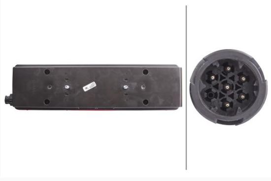 Heckleuchte p.f. DAF +MAN - 2VD 008 204-251 HELLA