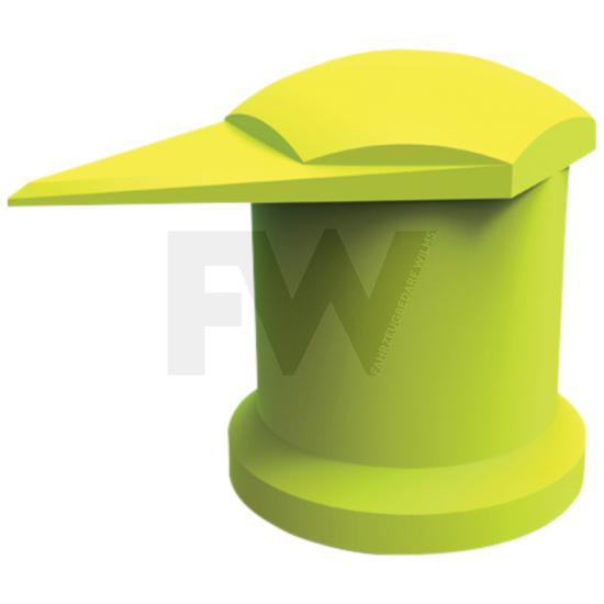 DUSTITE LR (hand up) yellow 30 mm - Checkpoint