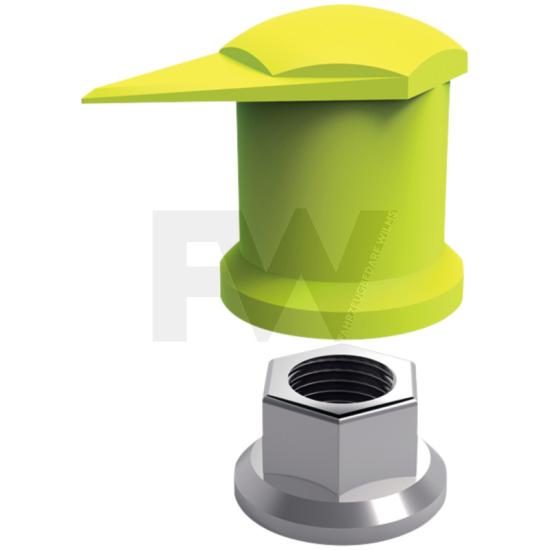 DUSTITE LR (hand up) yellow 30 mm - Checkpoint