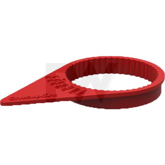 Wheel nut indicator red 33 mm - CHECKPOINT