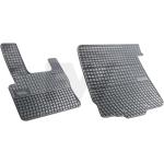 Floot mat set, rubber 2 pieces p.f. Actros II MP4 & MP5 (Classic & StreamSpace) - menbaa